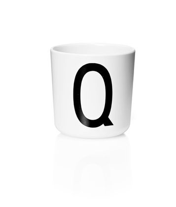 Detský pohárik s písmenom Q - Design Letters