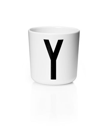 Detský pohárik s písmenom Y - Design Letters