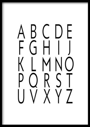 Obraz abeceda