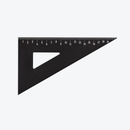 Pravítko trojuholník Design Letters