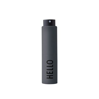 TAKE CARE Bag size spray for refill - HELLO - šedý